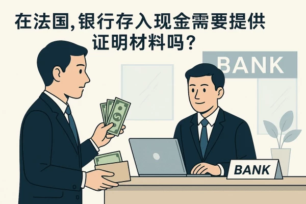 在法国,银行存入现金需要提供证明材料吗? 的缩略图
