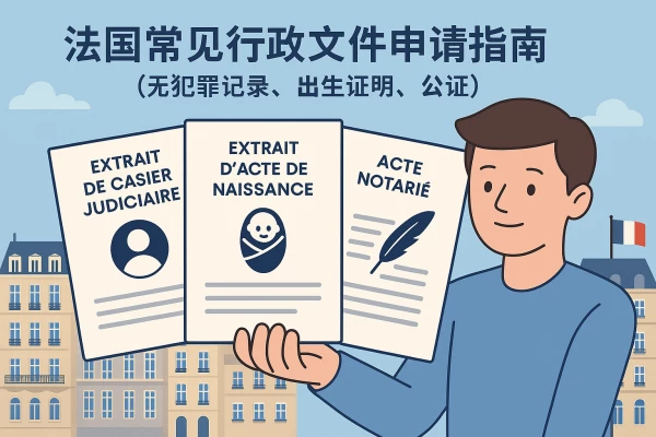 法国常见行政文件申请指南(无犯罪记录、出生证明、公证) 缩略图