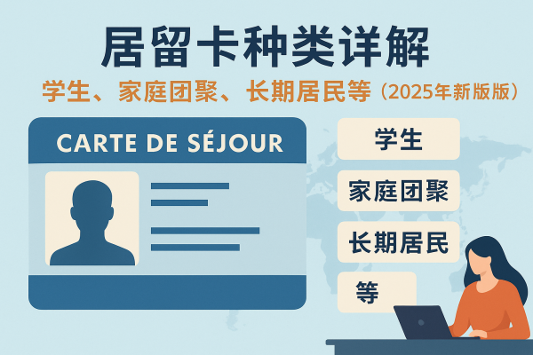 居留卡种类详解:学生、家庭团聚、长期居民等(2025年最新版)的缩略图