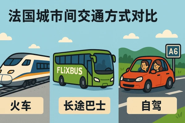 法国城市间交通方式对比:火车、长途巴士与自驾游哪个更适合你? 缩略图