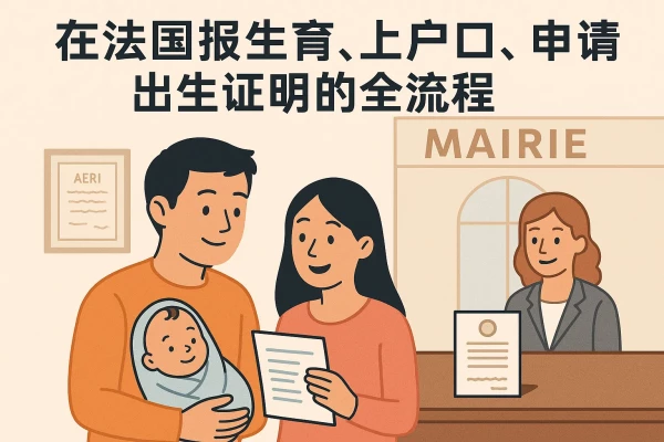 在法国报生育、上户口、申请出生证明的全流程 缩略图