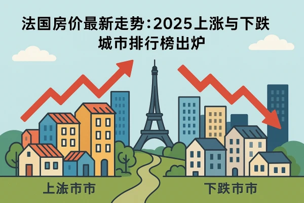 法国房价最新走势:2025年上涨与下跌城市排行榜出炉 的缩略图
