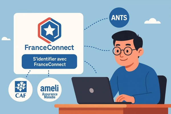 如何注册 FranceConnect 并关联 CAF、Ameli、ANTS 等法国政府账户? 缩略图