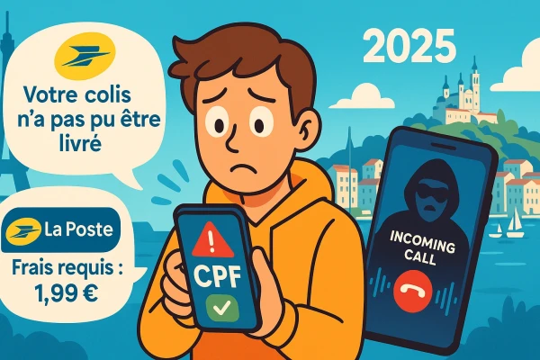 【2025 最新】法国常见诈骗盘点:CPF 培训账户、La Poste 包裹短信、AI 电话绑架 缩略图