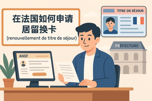 在法国如何申请居留换卡(renouvellement de titre de séjour)? 的缩略图