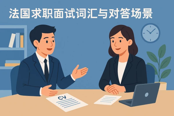 法国求职面试词汇与对答场景 缩略图