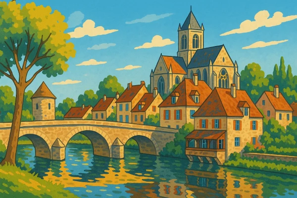 卢万河畔莫雷(Moret-sur-Loing):巴黎周边最上镜的中世纪小镇之一 缩略图
