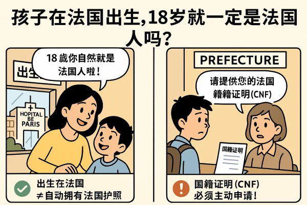 孩子在法国出生,18岁一定是法国人吗?你必须知道的真相! 缩略图