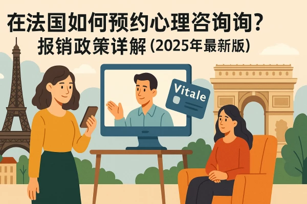 在法国如何预约心理咨询?报销政策详解(2025年最新版)的缩略图
